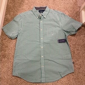 NWT Nautica Green Striped Men's Shirt